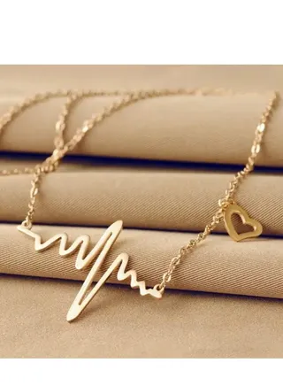 Thick gold necklace for jewelry 