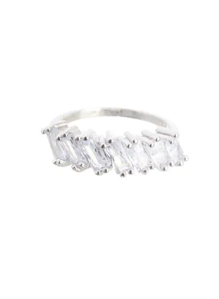 Classic Zircon Stone Ring Size 17 