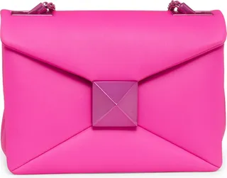Medium One Stud Leather Shoulder Bag
