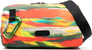 Orange Sun Waves Camo Belt Bag