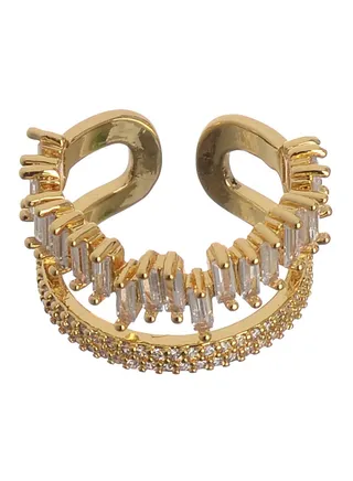 Gold Zircon Ring 