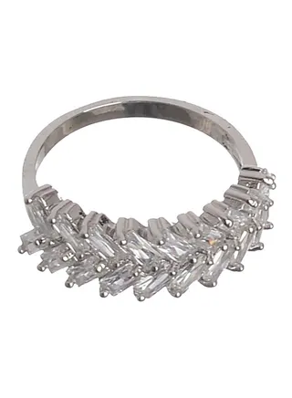 Silver Zircon Ring 