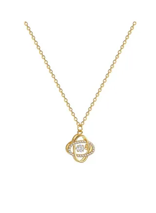 Flower Element Titanium Steel Necklace 