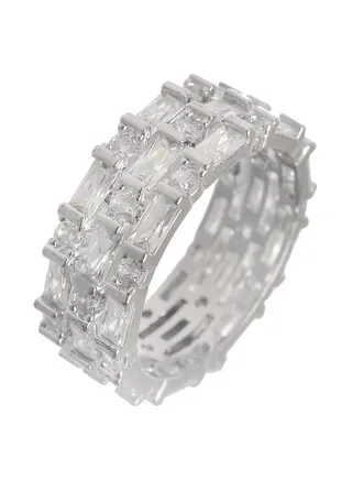 Silver Zircon Ring 