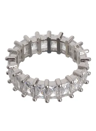 Silver Zircon Ring 