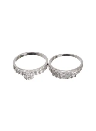 Twins Silver Ring 