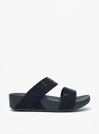 Women's Embellished Slip-On Flatform Sandals 