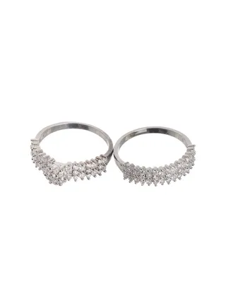 Twins Silver Ring 