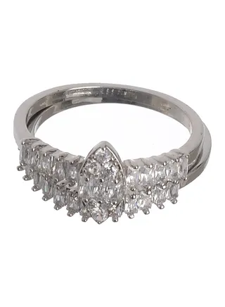 Twins Silver Ring 