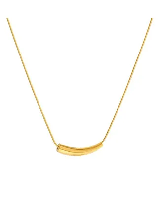 Simple Curved Element Necklace 