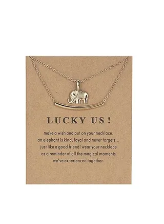Multi-Layer Elephant Pattern Necklace 