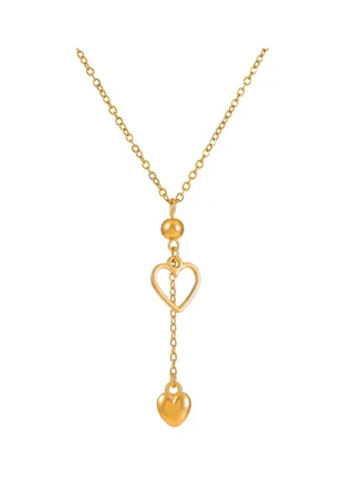 Cutout heart necklace 