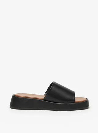 Womens Open Toe Slip-On Sandals 