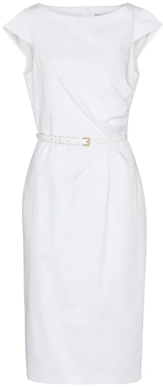 Zic belted cotton midi dress