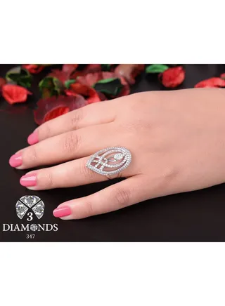 Ring For Women platinum Plated-silver 
