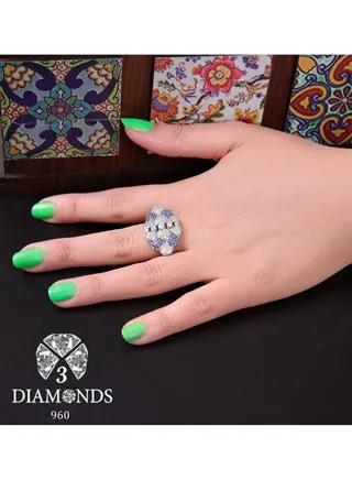 Ring For Women platinum Plated-silver 