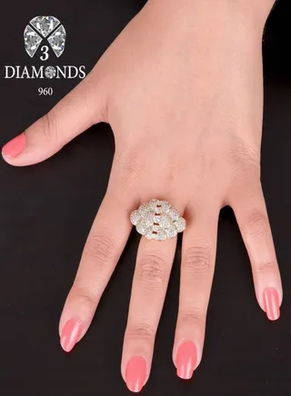 Ring For Women 18K Gold Plated 