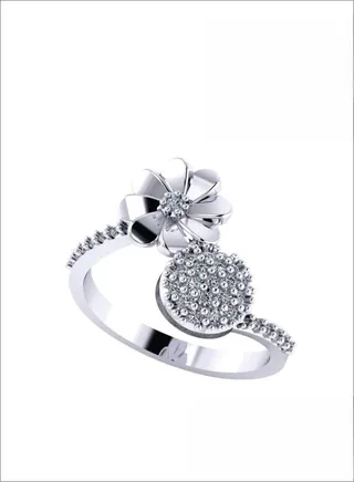Ring For Women platinum Plated-silver 