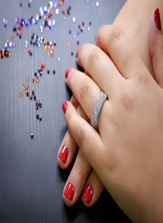 Ring For Women platinum Plated 