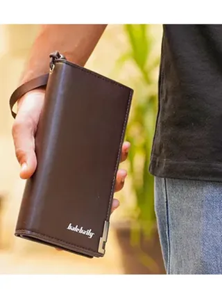 Leather Men's wallet, and mobile holder 
