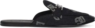 Dolce & Gabbana Logo Print Slippers