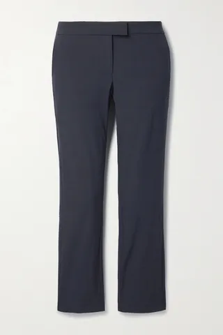 L'ETOILE SPORT - Cropped Stretch-jersey Flared Pants - Blue