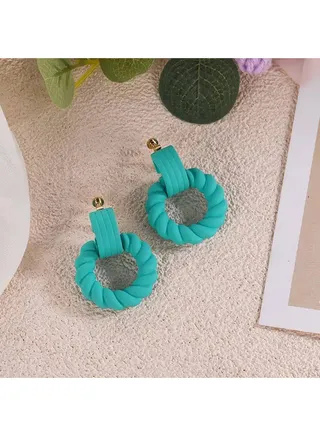 overlapping circles Earring 