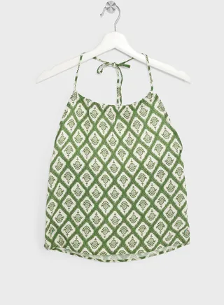 Youth Geometric Print Top 