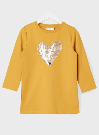 Kids Slogan Print T-Shirt 