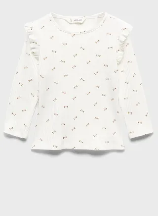 Infant Floral Print T-Shirt 