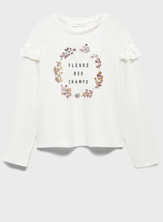 Kids Fleurs Crew Neck T-Shirt 