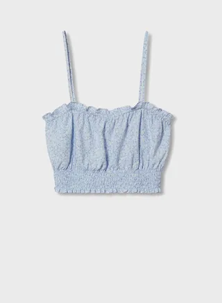 Kids Floral Cropped Top 