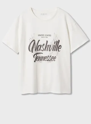 Youth Slogan Print T-Shirt 