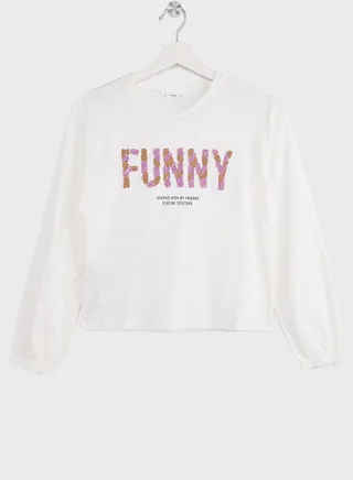 Kids Slogan T-Shirt 