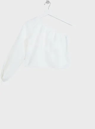 Youth Asymmetric Crop Top 