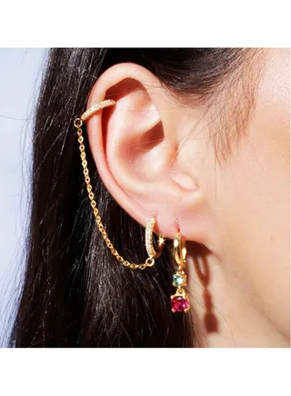 Taylor Aqua Dangle Earrings 