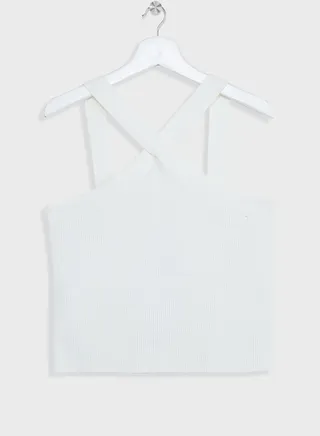 Youth Essential Knitted Crop Top 