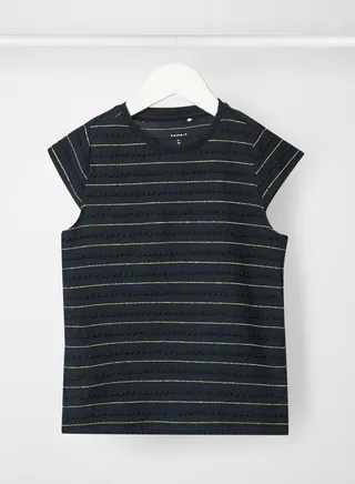Teen Cap Sleeve Top Blue 