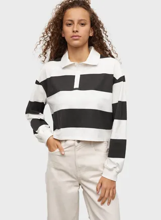 Kids Striped Polo 