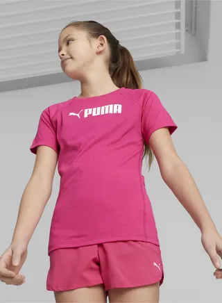 Logo Printed Girls Round Neck T-shirt 