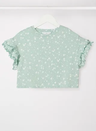 Kids Ruffle Sleeve T-Shirt 