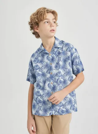Oversize Fit Short Sleeve Shirt 