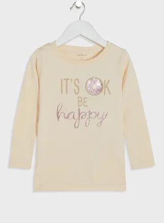 Kids Glitter Donut T-Shirt 