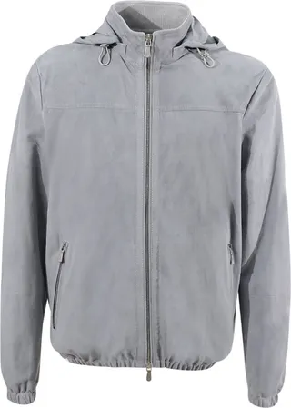 Eleventy Leather Jacket