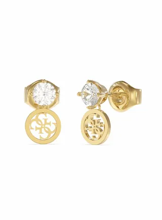 4G Logo Solitaire Earring 