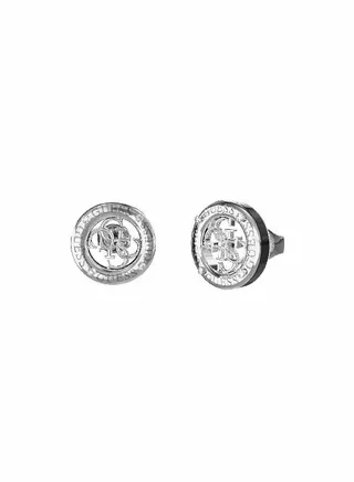 4G Logo Studs Black Earring 