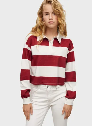 Kids Striped Polo 