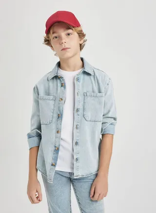 Oversize Fit Long Sleeve Shirt 