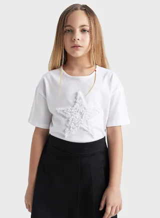 Girl Relax Fit Short Sleeve Body 