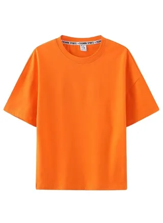 Kids Unisex T-Shirt-Solid Pink Short Sleeve T-Shirt 